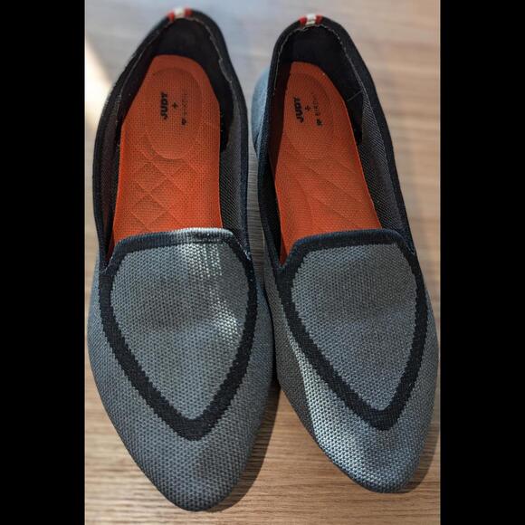 JUDY + Birdies Starling Gray Slip-On Flats- Size 10 - Picture 6 of 8